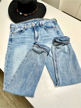 Rag & Bone cate mid rise skinny boho jeans w southwestern vibe